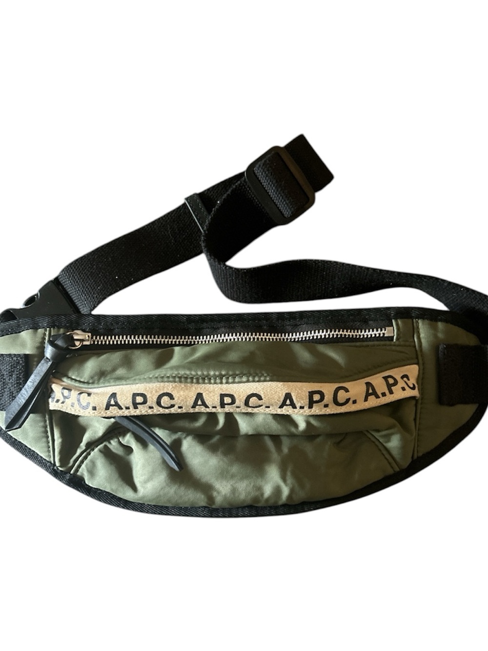 A.P.C. Olive Green Men's Waist Bag GUC - Picture 2 of 11